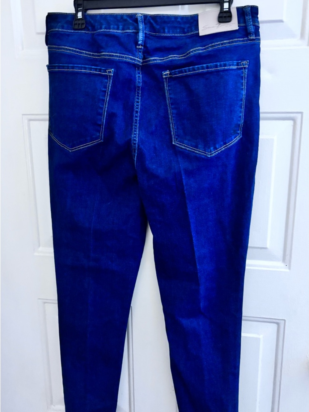 Seven7 Deep Blue Skinny Stretch Jeans - Picture 3 of 5